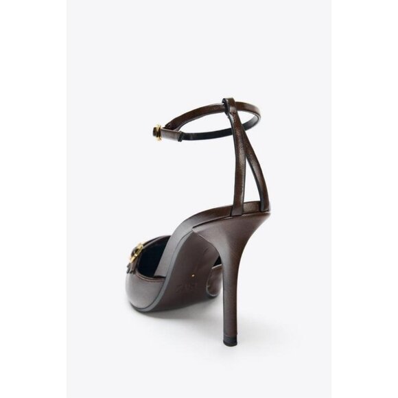 ZARA BUCKLED HIGH-HEEL SHOES - Picture 5 of 5